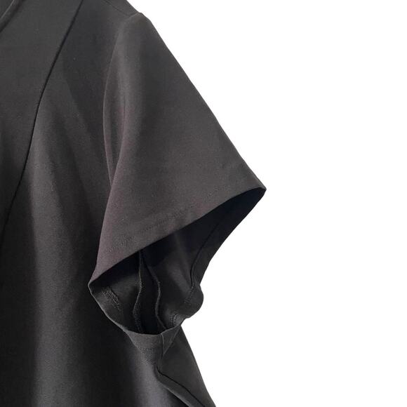 Lane Bryant Black Jumpsuit Size 4X 28 short sleeve wide leg - Picture 7 of 9